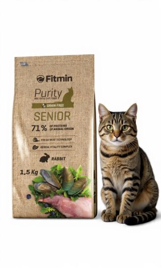 Fitmin cat Purity Senior - 1,5 kg