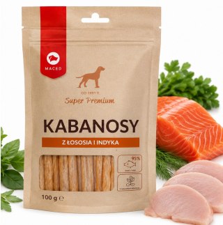 MACED Kabanosy z Łososia i Indyka 100g