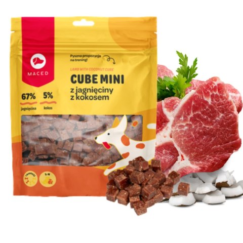 MACED SM CUBE MINI Z JAGNIĘCINY Z KOKOSEM 100 G