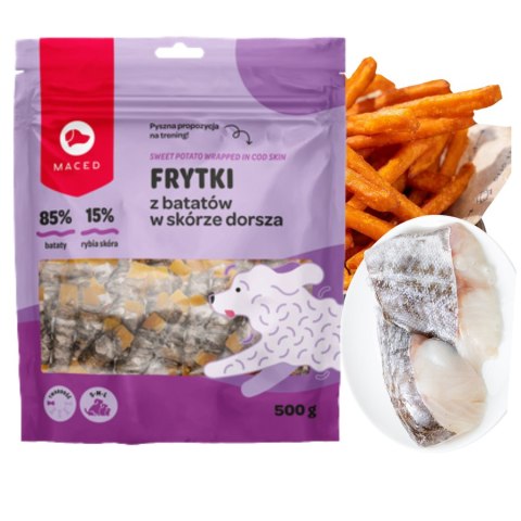 MACED SM FRYTKI Z BATATÓW W SKÓRZE DORSZA 100 G