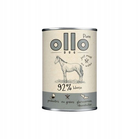 OLLO PURRE KONINA 400G wysokomięsna puszka dla psa