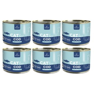 POKUSA CatLine - dorsz - karma mokra dla kotów dorosłych 6X200 g