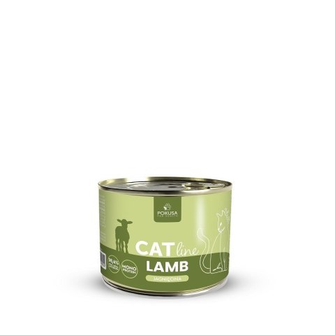 POKUSA CatLine - jagnięcina - karma mokra dla kotów dorosłych 12X200 g