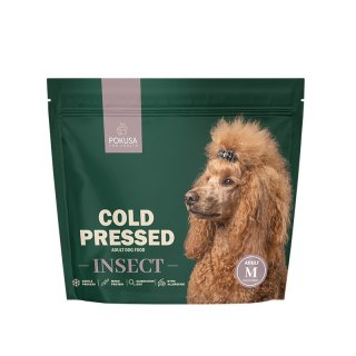 POKUSA Cold Pressed Adult Dog Food INSECT Monoprotein Size M - 3 kg