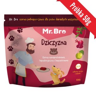 PRÓBKA Mr.Bro Dziczyzna Sucha Karma Dla Psów Dorosłych 50g