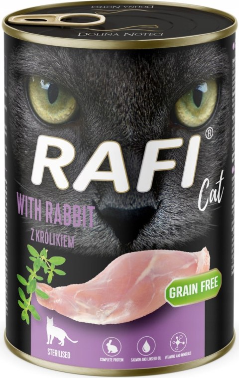 Rafi Cat Sterilised Tuńczyk JAGNIĘCINA KRÓLIK 24x400 ULUBIONE SMAKI