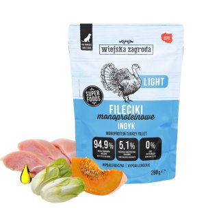 Wiejska Zagroda Fileciki Indyk Light - karma mokra 280 g