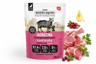 Wiejska Zagroda Jagnięcina Monoproteinowa Karma Mokra dla Psa 500g