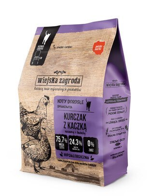 Wiejska Zagroda Zestaw karm suchych dla kota 3x0,4kg ( 1,2kg )