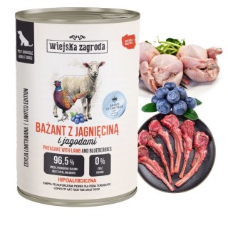 Wiejska Zagroda karma mokra bażant 0,38 kg