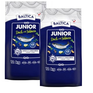 ZESTAW BALTICA EXCELLENR JUNIOR DUCK & SALMON 2X12KG Karma dla szczeniąt