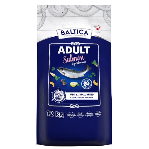 ZESTAW BALTICA EXCELLENT Adult Salmon Hypoallergenic XS / S 2X12kg