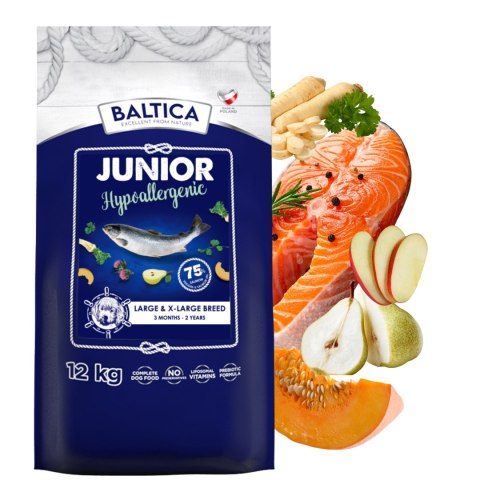 ZESTAW Baltica Excellent Junior Hypoallergenic LARGE 2X12kg