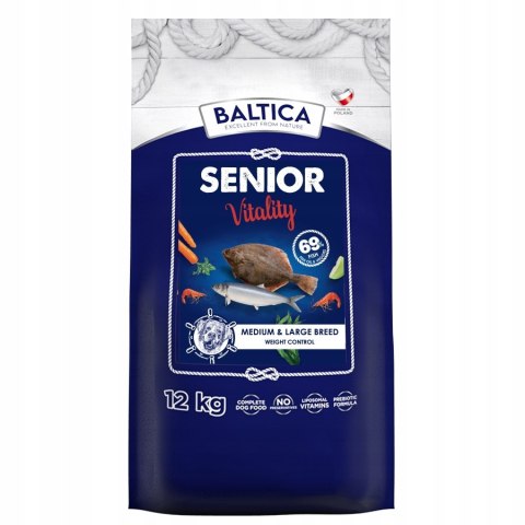 ZESTAW Baltica Senior Vitality 2X12kg Duże i średnie psy 8+