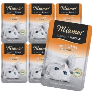 ZESTAW MIAMOR RAGOUT ROYALE - Kurczak w sosie 6x100g mokra karma dla kota