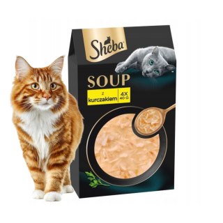 ZESTAW Sheba Soup z kurczakiem 20x40g