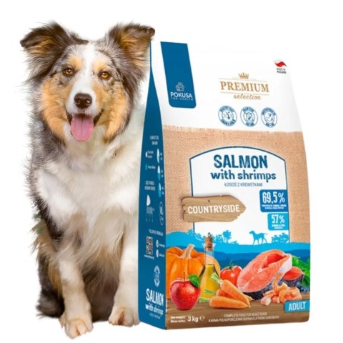ZETAW DLA PSA DOROSŁEGO Pokusa Veal&Salmon + SALMON&SHRIMPS 2x2kg