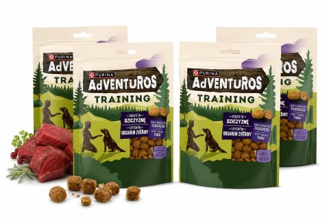 Zestaw 4 x Purina Adventuros Training Venison 115g