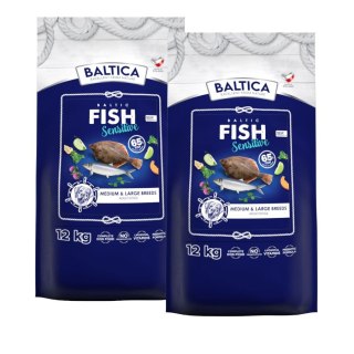 Zestaw BALTICA ADULT BALTIC FISH 2x12KG Karma z rybami bałtyckimi XL