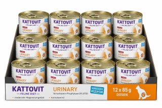 Zestaw Kattovit Urinary Cielęcina na układ moczowy 12x185g