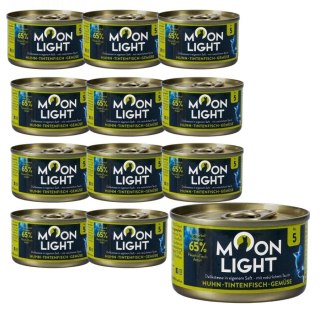 Zestaw MOONLIGHT Nr5 PUSZKA DLA KOTA KURCZAK KAŁAMARNICE 12x80g
