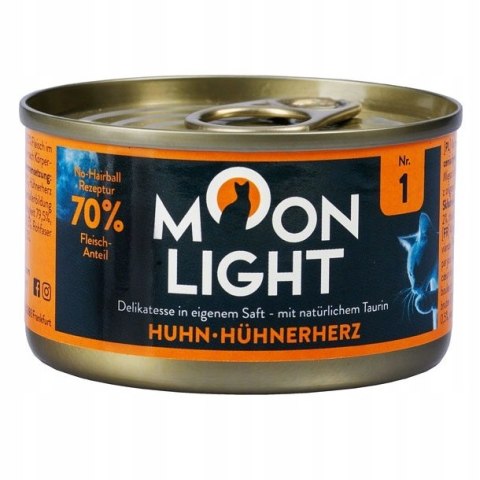 Zestaw MOONLIGHTNr1 PUSZKA DLA KOTA KURCZAK I SERCA KURCZAKA 12x80g