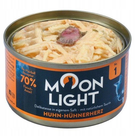 Zestaw MOONLIGHTNr1 PUSZKA DLA KOTA KURCZAK I SERCA KURCZAKA 12x80g