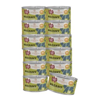 Zestaw - PERRO CATERING karma dla kotów Bażant - 12 x 185g
