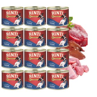 Zestaw Rinti Gold Bażant puszka 12x185 g