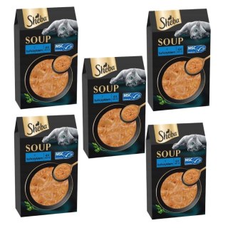 Zestaw Sheba Soup Tuńczyk 20x40g wyborne kawałeczki w bulionie