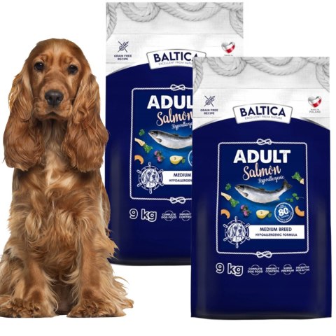 2x BALTICA ADULT SALMON MEDIUM 12KG