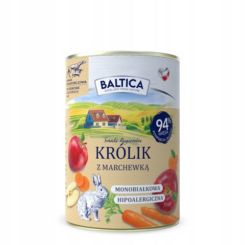 BALTICA 12X400 ZESTAW PUSZEK JAGNIĘCINA KOZINA JELEŃ NAJLEPSZE SMAKI