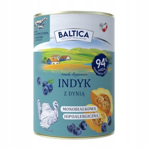 BALTICA 12X400 ZESTAW PUSZEK JAGNIĘCINA KOZINA JELEŃ NAJLEPSZE SMAKI
