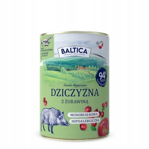 BALTICA 12X400 ZESTAW PUSZEK JAGNIĘCINA KOZINA JELEŃ NAJLEPSZE SMAKI