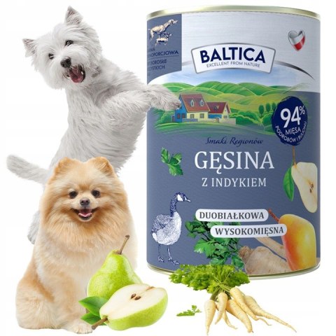 BALTICA 12X400 ZESTAW PUSZEK ULUBIONE SMAKI DZICZYZNA WOŁOWINA WIEPRZOWINA GĘSINA