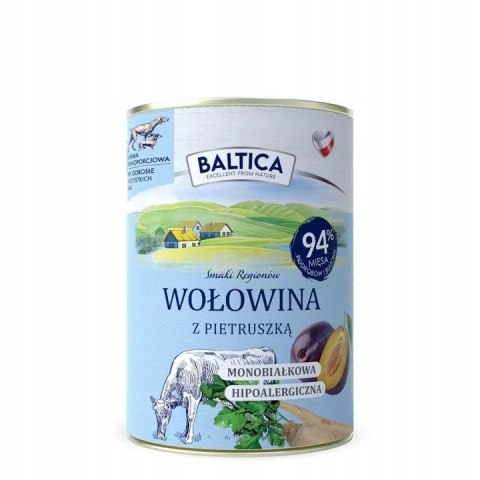 BALTICA 12X400 ZESTAW PUSZEK ULUBIONE SMAKI DZICZYZNA WOŁOWINA WIEPRZOWINA GĘSINA