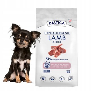 BALTICA Adult Lamb&Rice Hypoallergenic 6kg S rasy małe