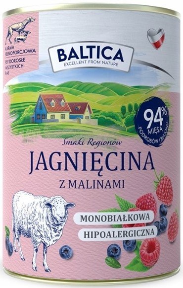BALTICA MIX SMAKÓW KOZINA SARNINA JELEŃ KACZKA BAŻANT 24X400