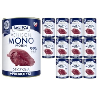 BALTICA NUTRACEUTIC VENISON KARMA DLA PSA DZICZYZNA 12x 400G