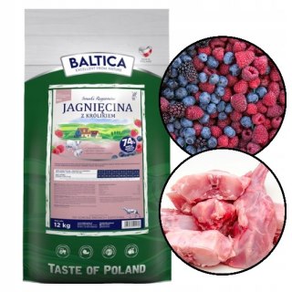 BALTICA SMAKI REGIONÓW Jagnięcina z królikiem M/L 12kg rasy duże