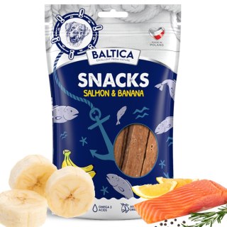 BALTICA Snacks Salmon & Banana Łosoś z bananami 80g