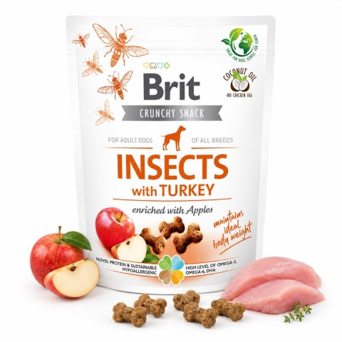 BRIT CARE CRUNCHY CRACKER INSECT & TURKEY 200g