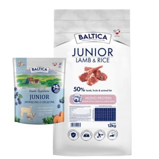 Baltica Junior Lamb&Rice 12kg + próbka