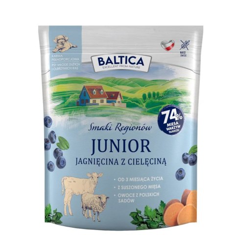 Baltica Junior Lamb&Rice 12kg + próbka