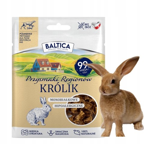 Baltica Półmiękkie przysmaki dla psów z królika 30g