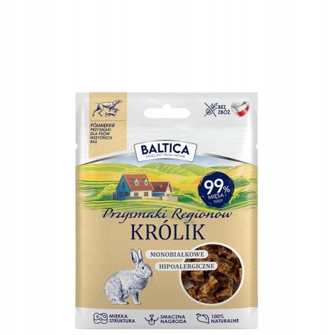 Baltica Półmiękkie przysmaki dla psów z królika 30g