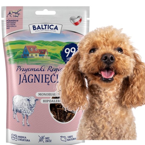 Baltica półmiękkie przysmaki dla psów z jagnięciny 3X80g