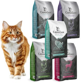 Canagan Karma dla Kota Zestaw 5x1,5kg Bezzbożowa MIX Smaków