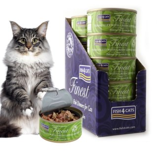 FISH4CATS TUNA WITH G.L. MUSSEL KARMA DLA KOTA TUŃCZYK MAŁŻEM NOWOZENADZKIM 70g