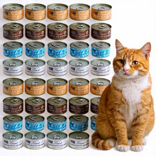 FISH4CATS ZESTAW SARDYNKA mix smaków mokra karma dla kota 40x70g